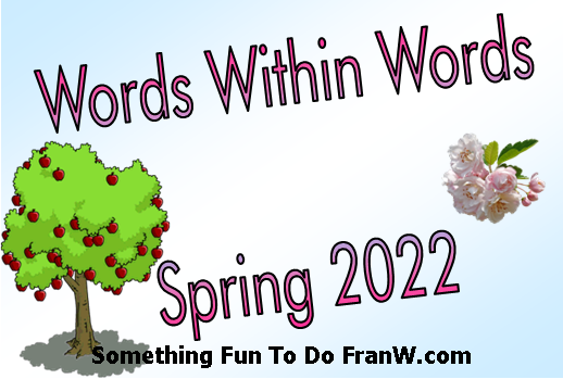 Spring Words Within Words 2022
